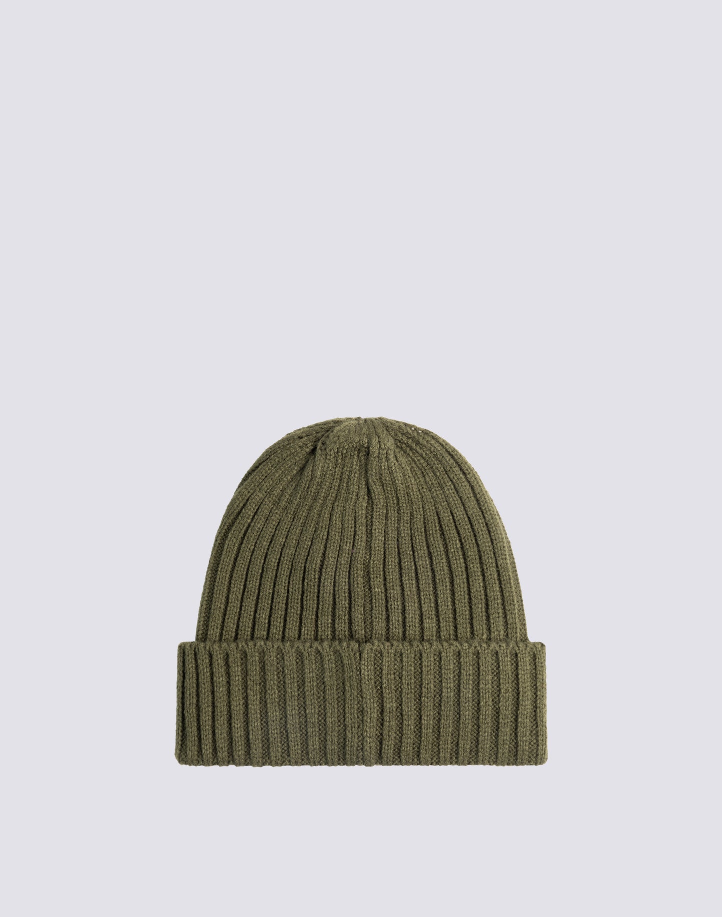 RIB KNITTED BEANIE