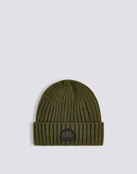 RIB KNITTED BEANIE