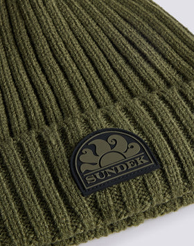 RIB KNITTED BEANIE