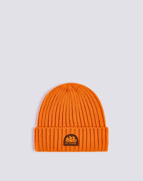 RIB KNITTED BEANIE