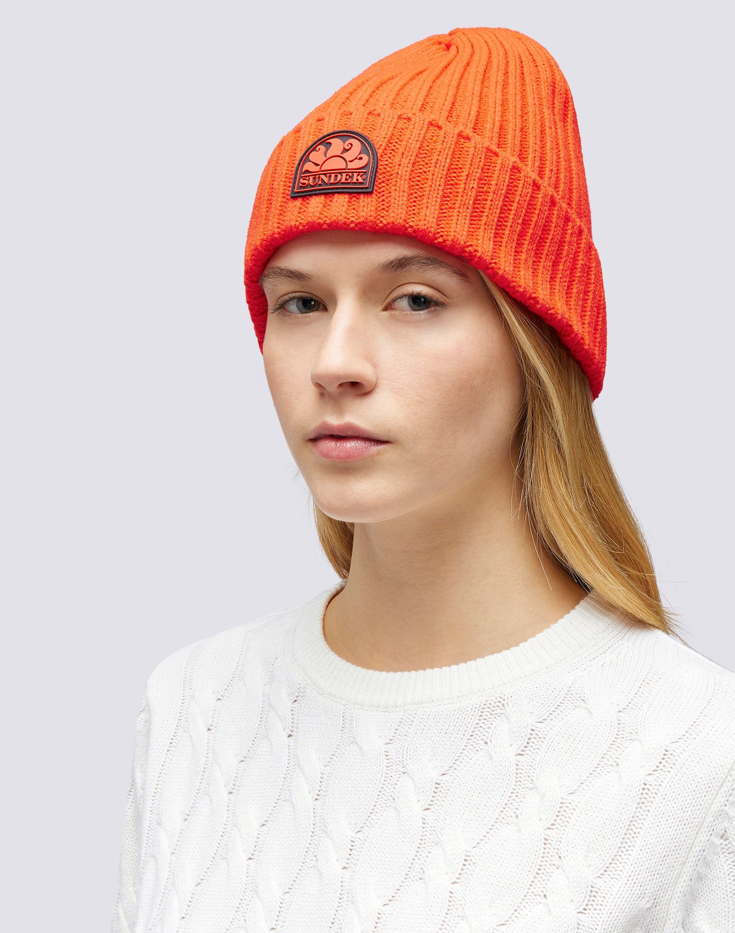 RIB KNITTED BEANIE