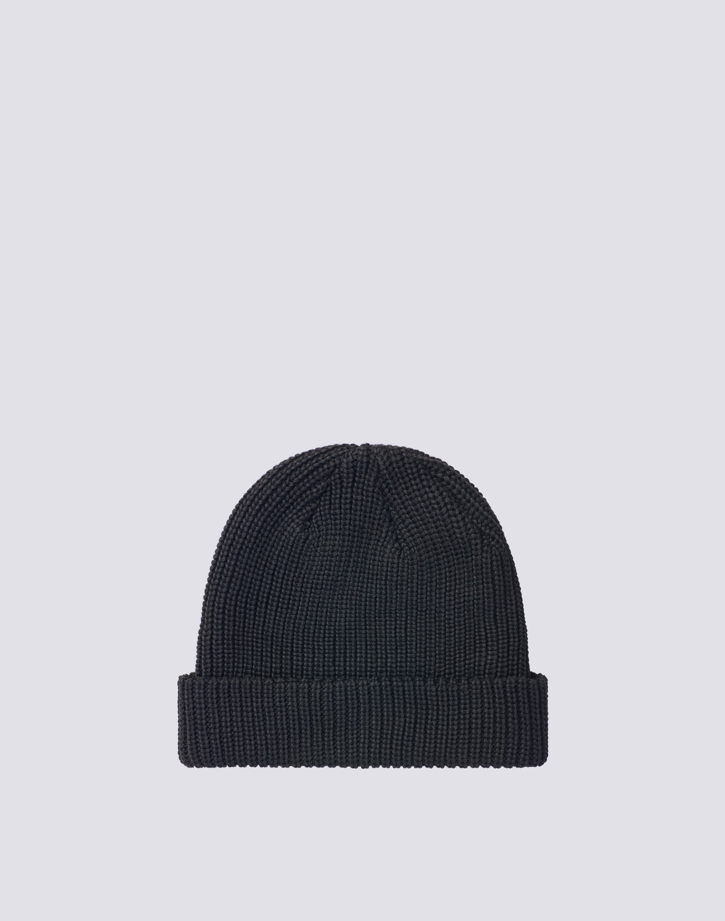 RIB KNITTED BEANIE