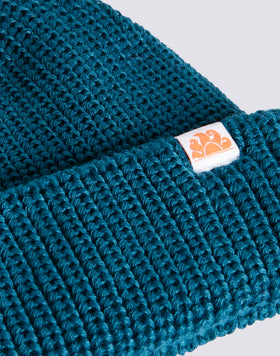 RIB KNITTED BEANIE