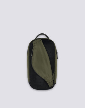 SHINY NYLON SHOULDER BAG