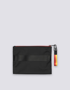 CLUTCH BAG WITH RAINBOW ZIP