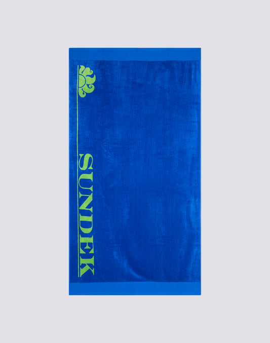 ICON - JACQUARD BEACH TOWEL WITH ICONIC LOGO