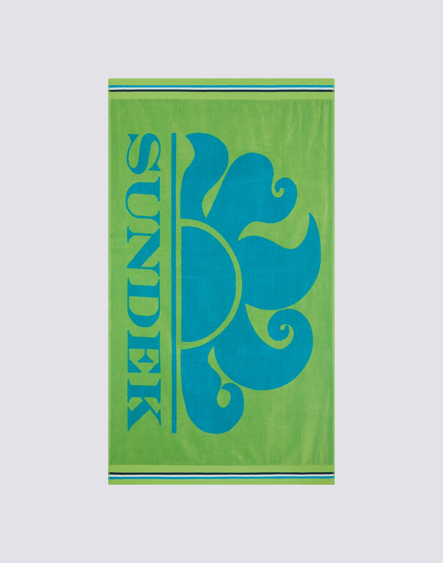 NEW CLASSIC - JACQUARD BEACH TOWEL WITH LOGO