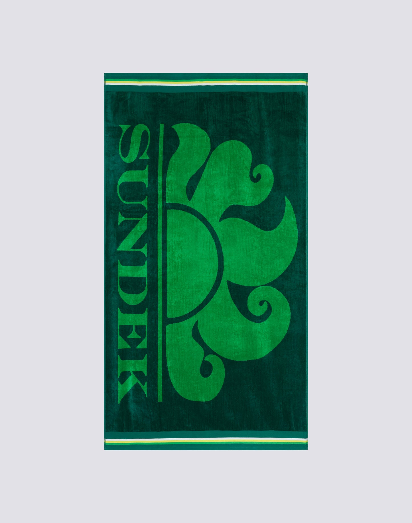 NEW CLASSIC - JACQUARD BEACH TOWEL WITH LOGO