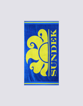 NEW CLASSIC - JACQUARD BEACH TOWEL WITH LOGO