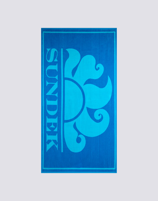 JACQUARD TERRY TOWEL WITH MAXI LOGO