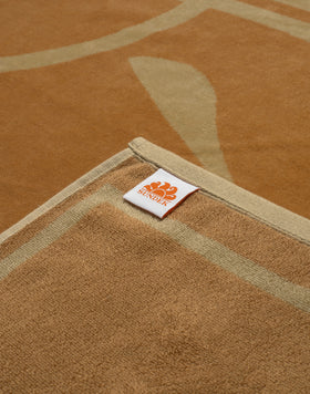 JACQUARD TERRY TOWEL WITH MAXI LOGO