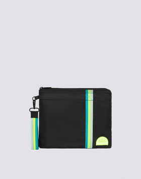 LUDWIG - CLUTCH BAG WITH RAINBOW DETAIL