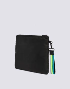LUDWIG - CLUTCH BAG WITH RAINBOW DETAIL