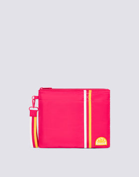 LUDWIG - CLUTCH BAG WITH RAINBOW DETAIL