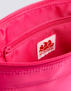 LUDWIG - CLUTCH BAG WITH RAINBOW DETAIL