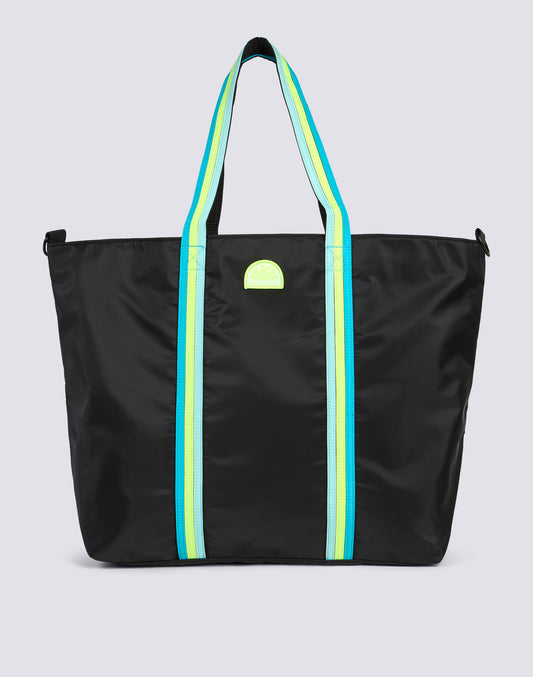 BON - BEACH BAG WITH RAINBOW DETAILS