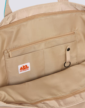 BON - BEACH BAG WITH RAINBOW DETAILS