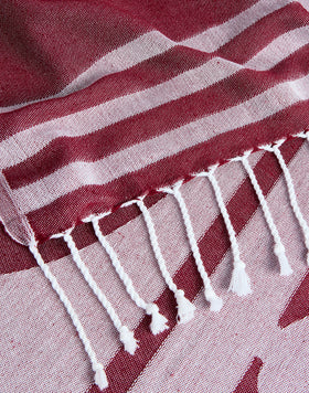 JACQUARD BEACH TOWEL WITH LOGO