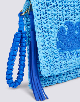 GABI - PAPER STRAW CLUTCH BAG