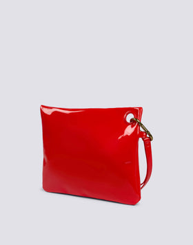 CLUTCH BAG WITH CARABINER