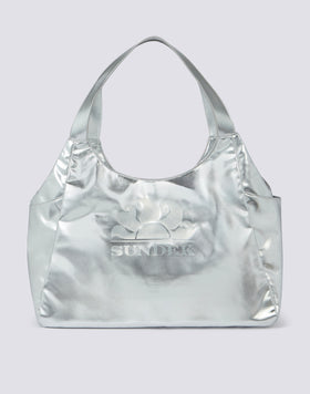 LAMINATED SHOPPING BAG WITH LOGO