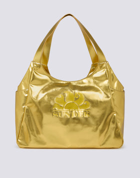 LAMINATED SHOPPING BAG WITH LOGO