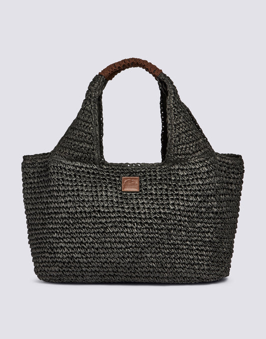 MAXI BAG IN WOVEN PAPER STRAW