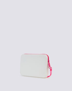 MINI RUBBER CLUTCH BAG WITH LOGO