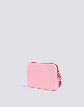 MINI RUBBER CLUTCH BAG WITH LOGO