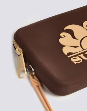 MINI RUBBER CLUTCH BAG WITH LOGO