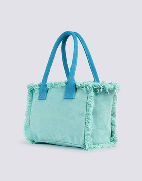 STONE-WASHED TOTE BAG