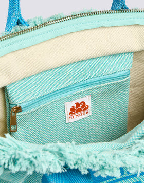 STONE-WASHED TOTE BAG