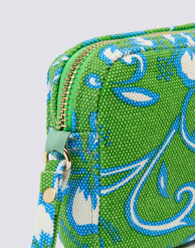 STONE WASHED EFFECT BRIEFCASE WITH SK23 PRINT