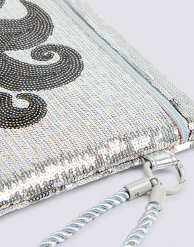CHER - SEQUIN CLUTCH BAG