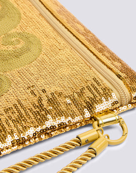 CHER - SEQUIN CLUTCH BAG