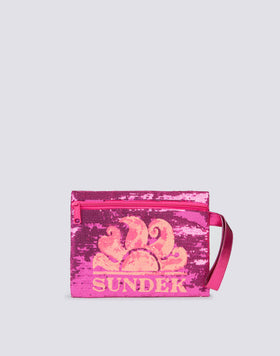 CHER - SEQUINED CLUTCH BAG