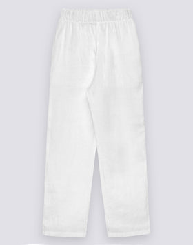 BOYS' LONG LINEN TROUSERS