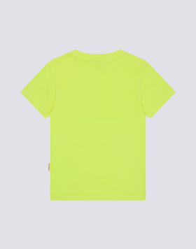 T-SHIRT BAMBINO A MANICA CORTA IN COTONE SOVRATINTO