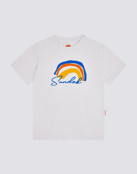 T-SHIRT WITH RAINBOW PRINT 
