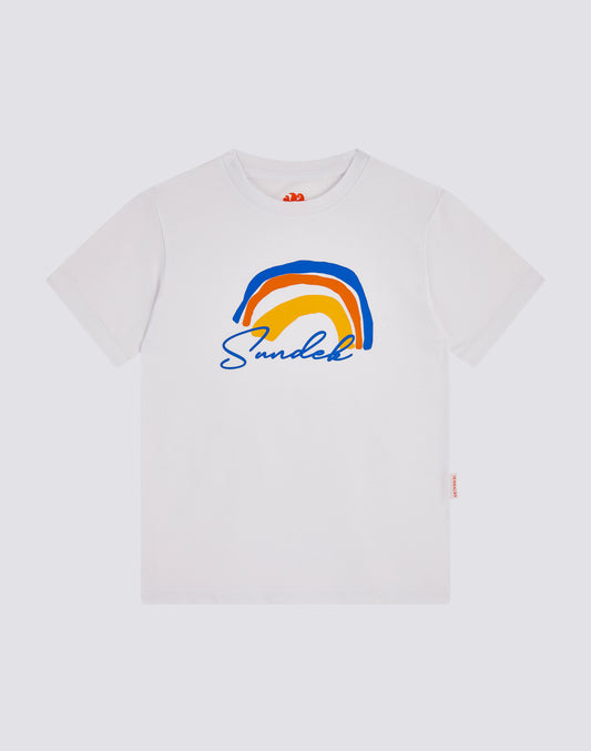 T-SHIRT WITH RAINBOW PRINT 