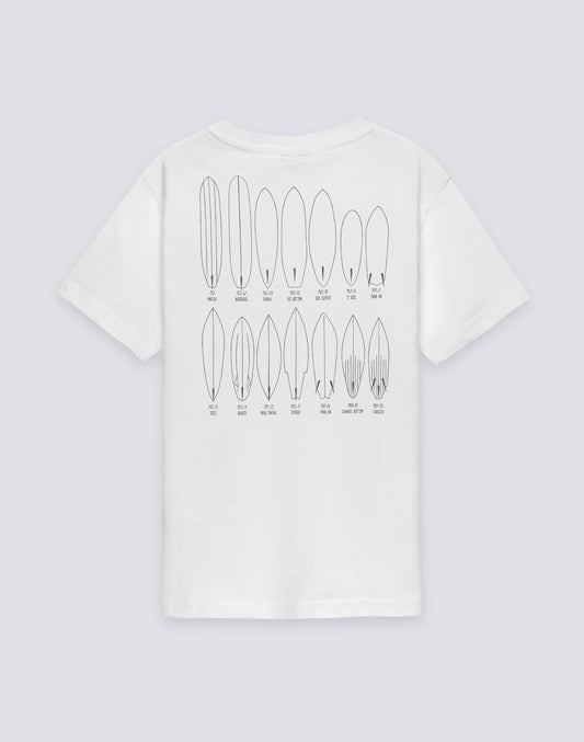 CHILDREN'S SHORT-SLEEVED T-SHIRT WITH OLD SCHOOL SURF PRINT