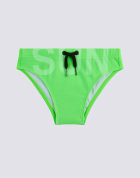 TWO-TONE BOYS' SWIM BRIEFS