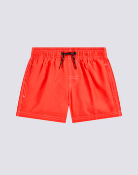 SWIMSHORTS SHORT ELASTICATED WAIST RECYCLED POLYESTER REPREVE® FLUO