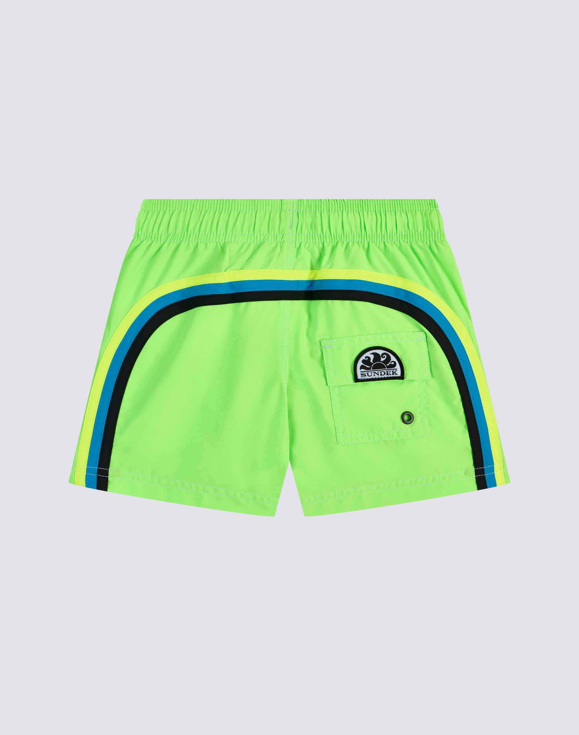Sundek short swimsuit elastic waist recycled polyester repreve® fluo ...