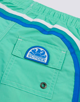 BOY’S SWIMSHORTS SHORT ELASTICATED WAIST ICONIC TAFFETA