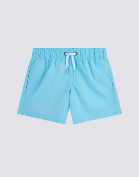 CHILDREN'S SWIM SHORTS WITH ELASTICATED WAIST ICONIC TAFFETA