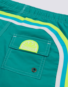 BOY’S SWIMSHORTS SHORT ELASTICATED WAIST ICONIC TAFFETA