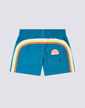 BOY’S SWIMSHORTS SHORT ELASTICATED WAIST ICONIC TAFFETA
