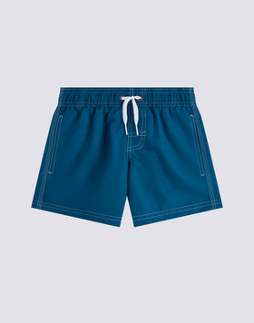 CHILDREN'S SWIM SHORTS WITH ELASTICATED WAIST ICONIC TAFFETA