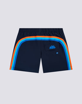 CHILDREN'S SWIMWEAR SHORTS WITH ELASTICATED WAIST IN STRETCH FABRIC